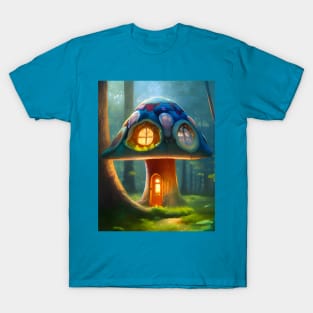 Enchanting Home for Sale (2) - Magic Mushroom House T-Shirt